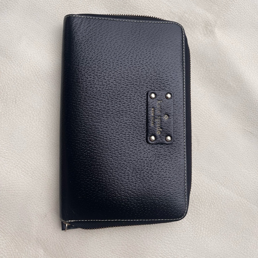 Kate Spade Black Travel Wallet